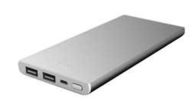 Blanco portátil universal doble del banco del poder del USB con alta capacidad