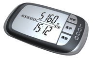 Podómetro multi modificado para requisitos particulares del contador de la caloría del logotipo con la exhibición del tiempo