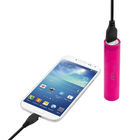 Banco portátil universal 2600mAh, mini cargador del poder de Samsung del Portable del lápiz labial del USB