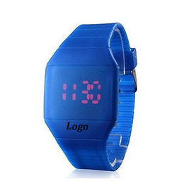 Reloj del caucho del LED