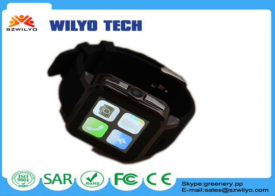 Relojes para hombre manuales de WB15 Digitaces, negro del reloj de Bluetooth Smartphone pantalla táctil de 1,54 pulgadas G/M