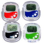 El podómetro modificado para requisitos particulares del sensor del reloj de Digitaces del logotipo 3D funciona en bolsillo