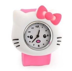 Reloj lindo de la pulsera del silicón, reloj de los niños de la pulsera del silicón