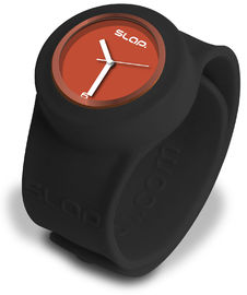 Reloj negro de la pulsera del silicón, relojes llevados Digital del caucho del espejo