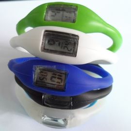 Reloj sano de la pulsera del silicón, reloj para mujer impermeable del deporte de la moda