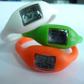 Reloj funcional multi de la pulsera del silicón, menos los relojes de los deportes del silicón del ion