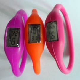 Reloj antivibraciones de la pulsera del silicón, reloj de la pulsera de los deportes del anión, diseño flexible