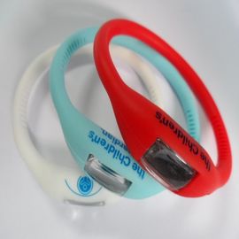 Reloj sano del cuarzo del anión del reloj de la pulsera del silicón para el equilibrio eléctrico del `s del cuerpo