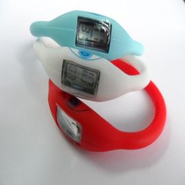 Reloj respetuoso del medio ambiente de la pulsera del silicón del 100%, reloj de la nadada de la muñeca de los deportes de la ión negativo del anión