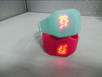 Reloj impermeable de la pulsera del silicón, reloj llevado deportes de la pantalla táctil