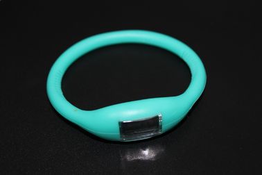 El reloj de la pulsera de la pulsera de los deportes con el ion de la jalea de la goma de silicona, rojo llevó el reloj
