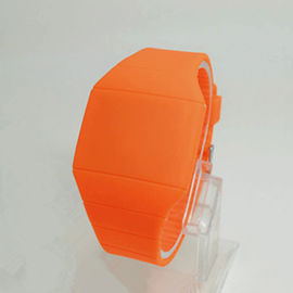 Relojes creativos llevados silicón del cuarzo del reloj de la pantalla táctil para los estudiantes