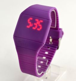 Relojes creativos llevados silicón del cuarzo del reloj de la pantalla táctil para los estudiantes