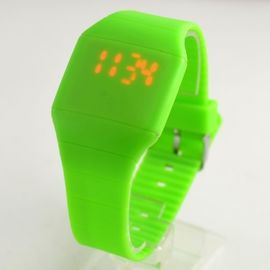 Relojes creativos llevados silicón del cuarzo del reloj de la pantalla táctil para los estudiantes