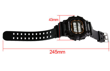 Relojes para hombre de la hebilla del contraluz del EL del reloj de Digitaces del deporte del cuadrado de Skmei