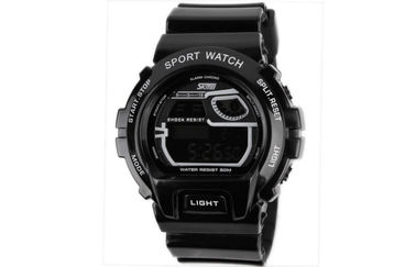 Cronómetro multifuncional de los deportes de la exhibición del LCD del reloj de Digitaces del regalo de los niños
