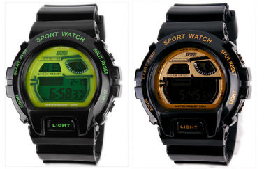 Cronómetro multifuncional de los deportes de la exhibición del LCD del reloj de Digitaces del regalo de los niños