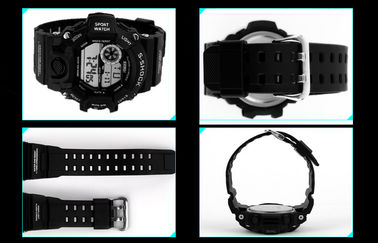 El reloj diario 12/24 horas del deporte de la alarma del contraluz del EL sirve los relojes de Digitaces