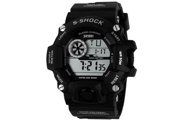 El reloj diario 12/24 horas del deporte de la alarma del contraluz del EL sirve los relojes de Digitaces