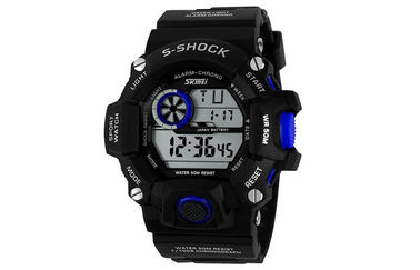 El reloj diario 12/24 horas del deporte de la alarma del contraluz del EL sirve los relojes de Digitaces