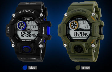El reloj diario 12/24 horas del deporte de la alarma del contraluz del EL sirve los relojes de Digitaces