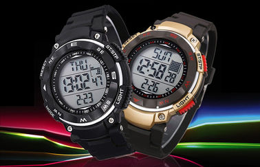 Relojes de Digitaces redondos resistentes promocionales de agua del reloj del calendario de la banda del ABS