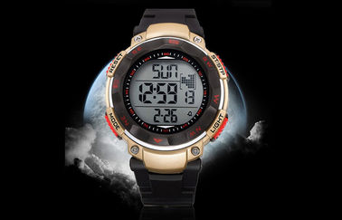 Relojes de Digitaces redondos resistentes promocionales de agua del reloj del calendario de la banda del ABS