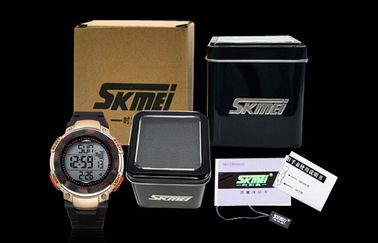Relojes de Digitaces redondos resistentes promocionales de agua del reloj del calendario de la banda del ABS