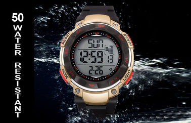 Relojes de Digitaces redondos resistentes promocionales de agua del reloj del calendario de la banda del ABS