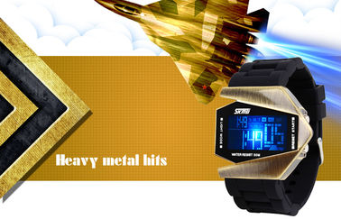 Reloj unisex multifuncional de los militares de la atmósfera del contraluz 3 del EL del reloj de Digitaces