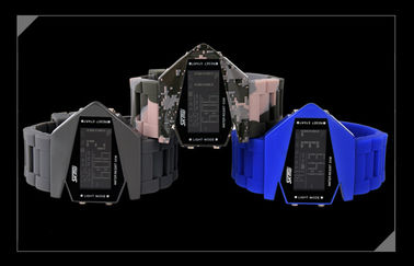 Reloj unisex multifuncional de los militares de la atmósfera del contraluz 3 del EL del reloj de Digitaces