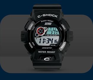 5 resistentes de agua multifuncionales del reloj de la atmósfera Digitaces, reloj del LCD