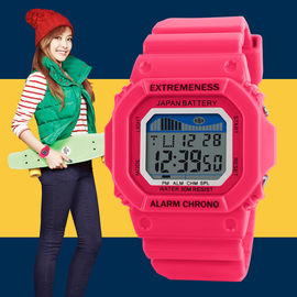 Reloj de Digitaces multifuncional de los deportes unisex coloridos con la alarma