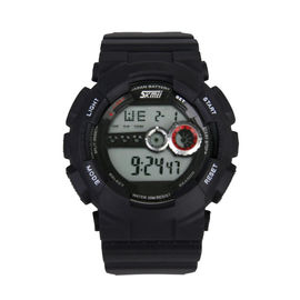 Función multifuncional del cronómetro de la alarma del reloj de Digitaces de los deportes negros para los hombres
