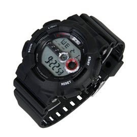 Función multifuncional del cronómetro de la alarma del reloj de Digitaces de los deportes negros para los hombres