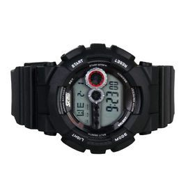 Función multifuncional del cronómetro de la alarma del reloj de Digitaces de los deportes negros para los hombres