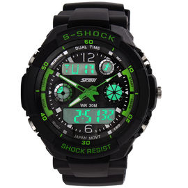Relojes multifuncionales del deporte del S-Choque del reloj del movimiento AL35 Digitaces
