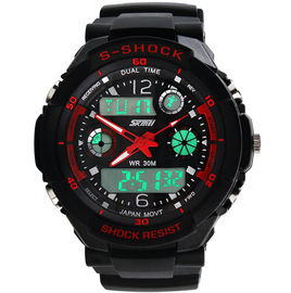 Relojes multifuncionales del deporte del S-Choque del reloj del movimiento AL35 Digitaces
