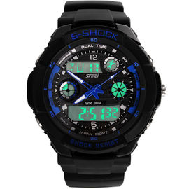 Relojes multifuncionales del deporte del S-Choque del reloj del movimiento AL35 Digitaces