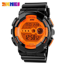 Correa multifuncional de la PU del modelo del S-Choque del reloj de Digitaces para la juventud de los estudiantes