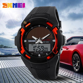 Relojes duales del choque del cuarzo de Digitaces del deporte al aire libre de la energía solar del tiempo