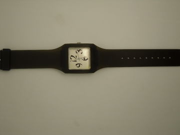 Reloj elegante del silicón de la simplicidad