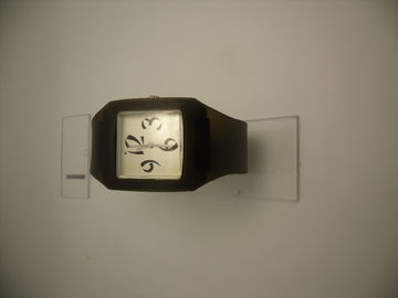 Reloj elegante del silicón de la simplicidad