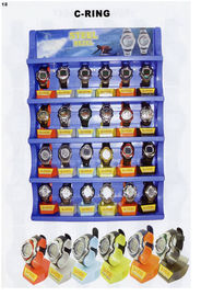 Relojes vibrantes de acero inoxidables multifuncionales de la alarma de la caja trasera del reloj de Digitaces