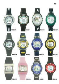Relojes vibrantes de acero inoxidables multifuncionales de la alarma de la caja trasera del reloj de Digitaces