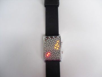 La suavidad modificó la prenda impermeable del reloj para requisitos particulares de la pulsera del silicón del LED Anti-sucia
