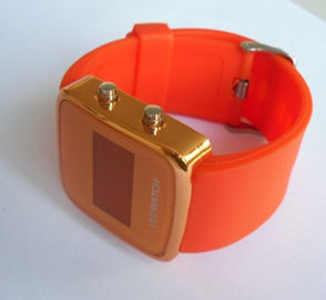 Relojes coloridos durables de la pulsera del reloj/del silicón de la pulsera del silicón