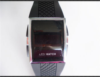 Reloj modificado para requisitos particulares suavidad de la pulsera del silicón de los deportes, relojes blancos de la correa