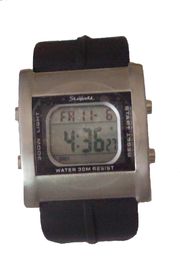Reloj rectangular multifuncional de la vibración del G-choque del contraluz del EL del reloj de Digitaces