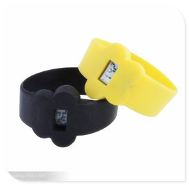 Reloj electrónico de la pulsera de Digitaces del silicón del estilo de la moda